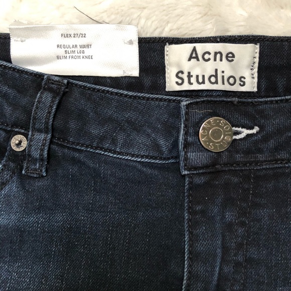 Acne Studios Flex Basement Skinny Slim Jeans 27/32 - Picture 4 of 8